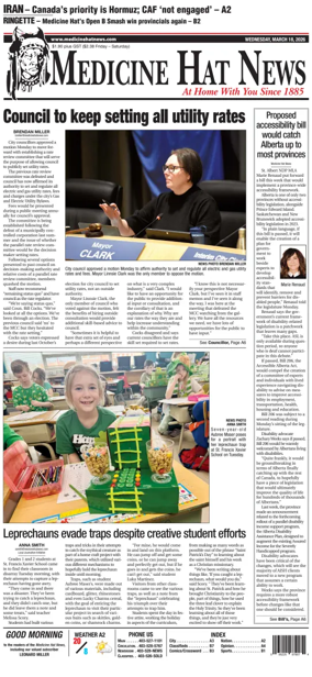 Cover of Medicine Hat News