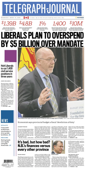 Cover of Telegraph-Journal