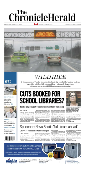 Cover of The Chronicle Herald (Metro)