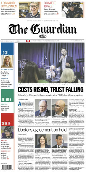 Cover of The Guardian (Charlottetown)