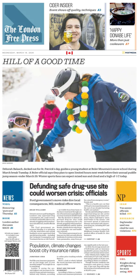 Cover of The London Free Press