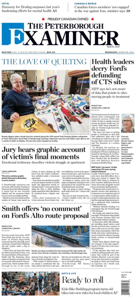 Cover of The Peterborough Examiner