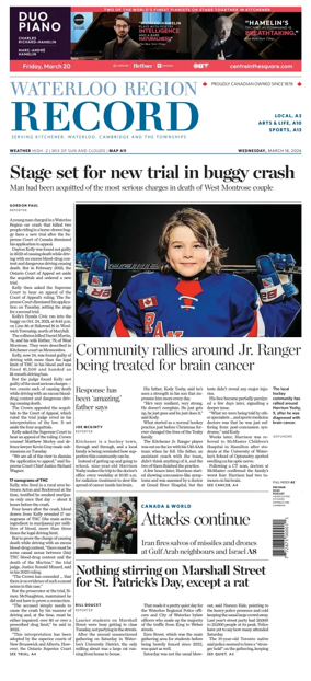 Cover of Waterloo Region Record