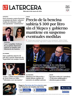 Cover of La Tercera