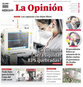 Cover of La Opinion