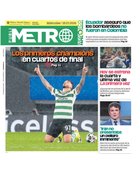 Cover of Publimetro Colombia