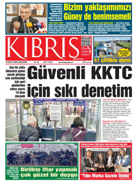 Cover of Kibris Gazetesi