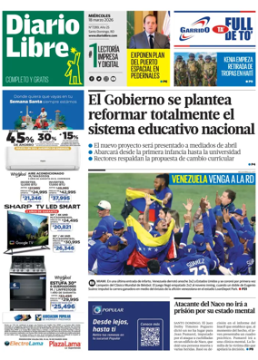Cover of Diario Libre (Republica Dominicana)