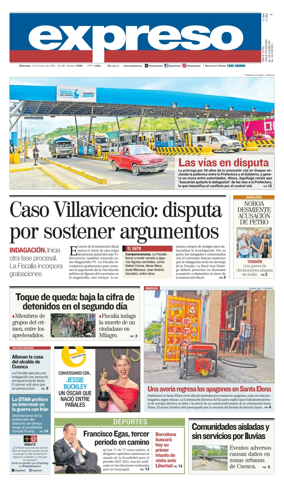Cover of Diario Expreso
