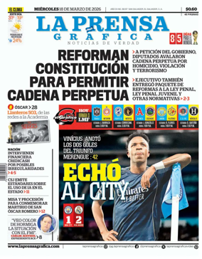 Cover of La Prensa Grafica