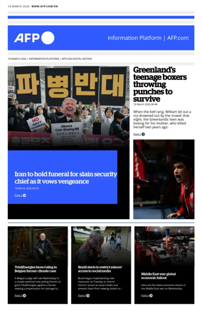 Cover of AFP English