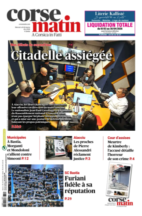 Cover of Corse Matin
