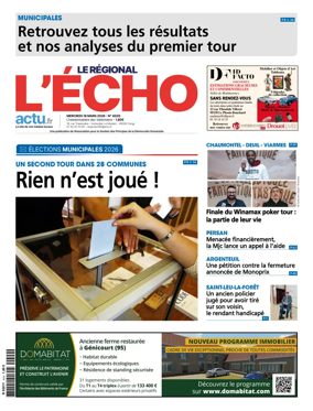 Cover of L'Echo le Regional