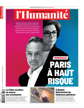 Cover of L'HUMANITE