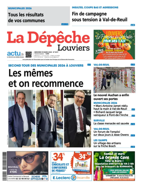 Cover of La Depeche Louviers