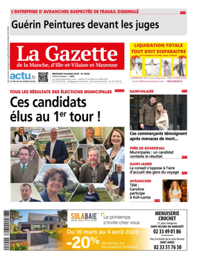 Cover of La Gazette de la Manche