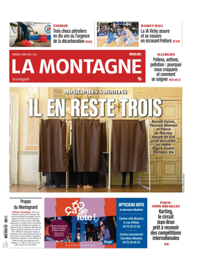 Cover of La Montagne (Moulins)