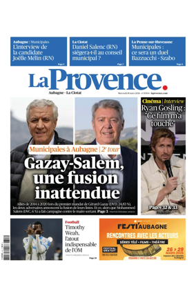 Cover of La Provence Aubagne-La Ciotat