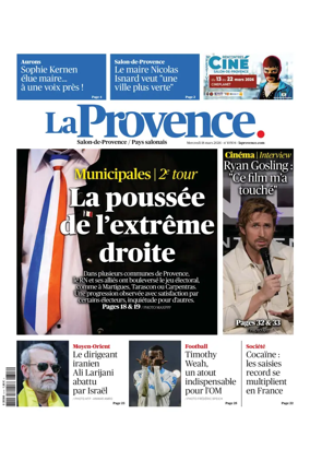 Cover of La Provence Salon-de-Provence / Pays salonais