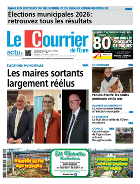 Cover of Le Courrier de l'Eure