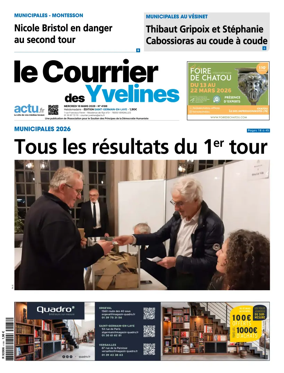 Cover of Le Courrier des Yvelines (Saint-Germain-en-Laye)
