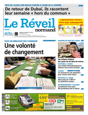 Cover of Le Reveil Normand (Orne)