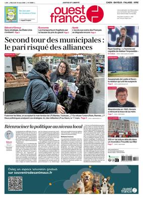 Cover of Ouest France (Caen - Bayeux - Falaise - Vire)