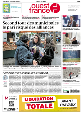 Cover of Ouest France (Orne)
