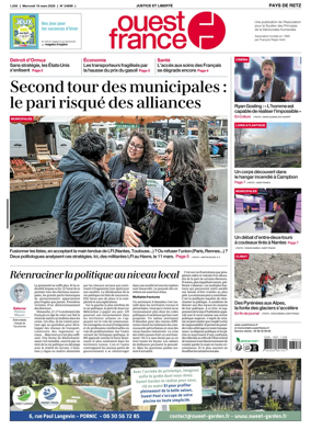Cover of Ouest France (Pornic / Pays de Retz)