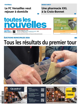 Cover of Toutes les Nouvelles (Versailles / Saint-Quentin-en-Yvelines)