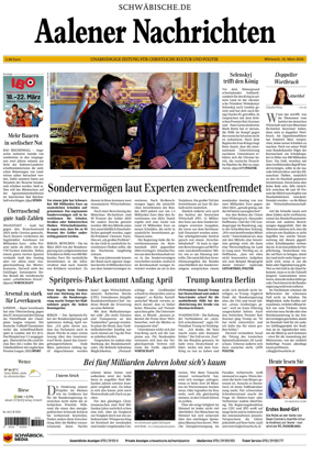 Cover of Aalener Nachrichten