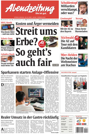 Cover of Abendzeitung Munchen
