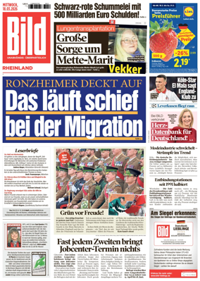Cover of BILD Rheinland - Dusseldorf