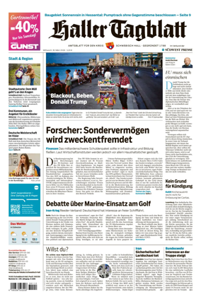 Cover of Haller Tagblatt