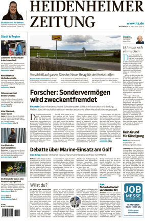 Cover of Heidenheimer Zeitung