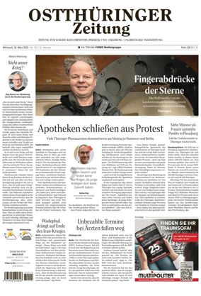 Cover of Ostthuringer Zeitung (Schleiz)
