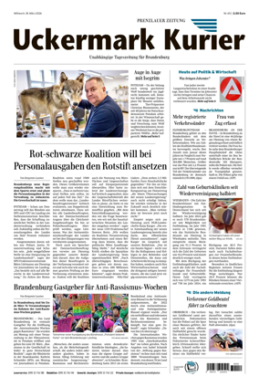 Cover of Prenzlauer Zeitung