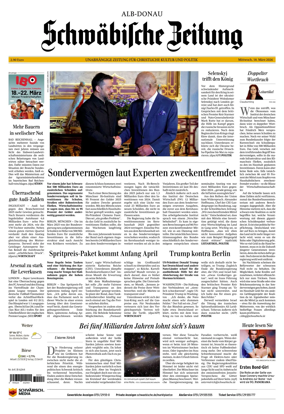 Cover of Schwabische Zeitung (Alb-Donau)