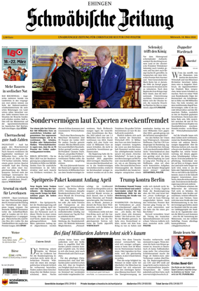 Cover of Schwabische Zeitung (Ehingen)
