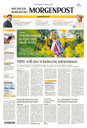 Cover of Solinger Bergische Morgenpost/Remscheid