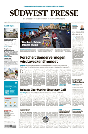 Cover of Sudwest Presse
