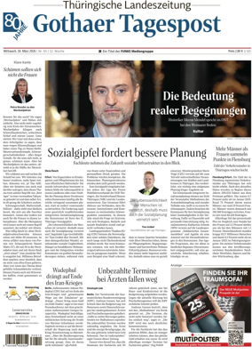 Cover of Thuringische Landeszeitung (Gotha)