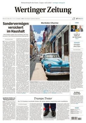 Cover of Wertinger Zeitung