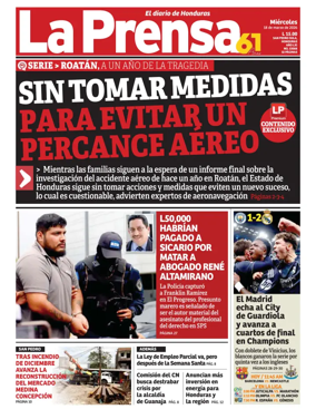 Cover of Diario La Prensa