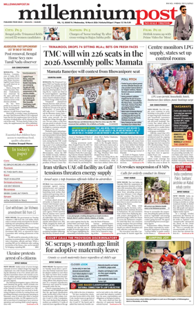 Cover of Millennium Post (Kolkata)