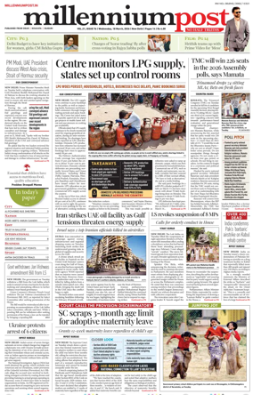 Cover of Millennium Post