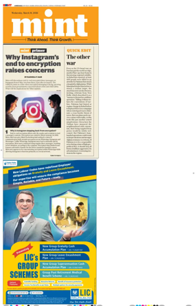 Cover of Mint Ahmedabad