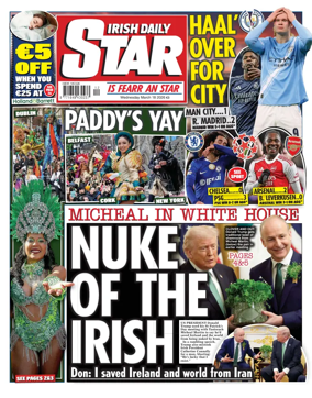 Cover of Irish Daily Star