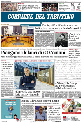 Cover of Corriere del Trentino