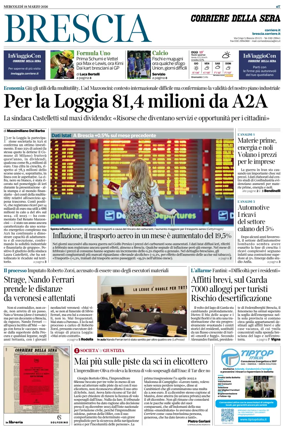 Cover of Corriere della Sera (Brescia)